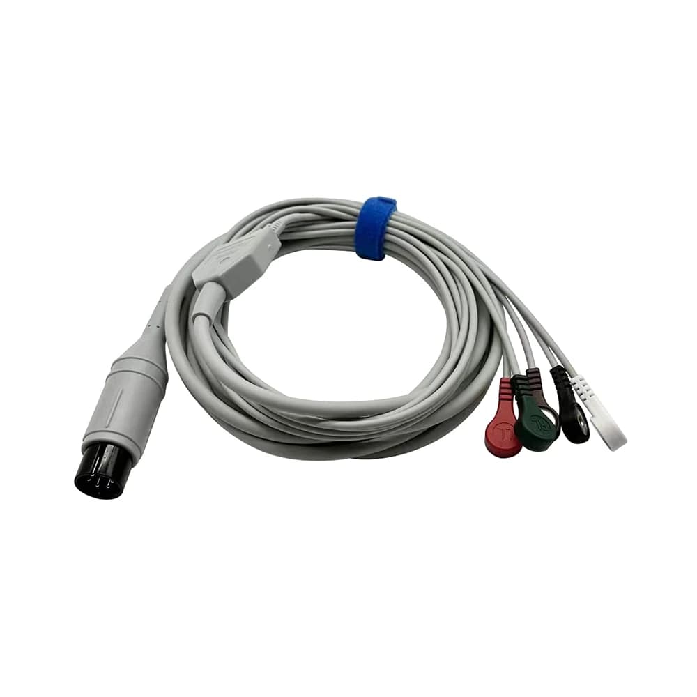 EA6151B Original Single Piece ECG Patient Cable 5 Leads