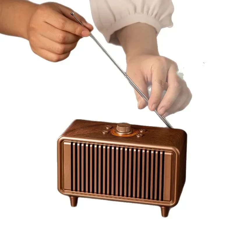 Retro wireless bluetooth speaker, high-quality new small home radio