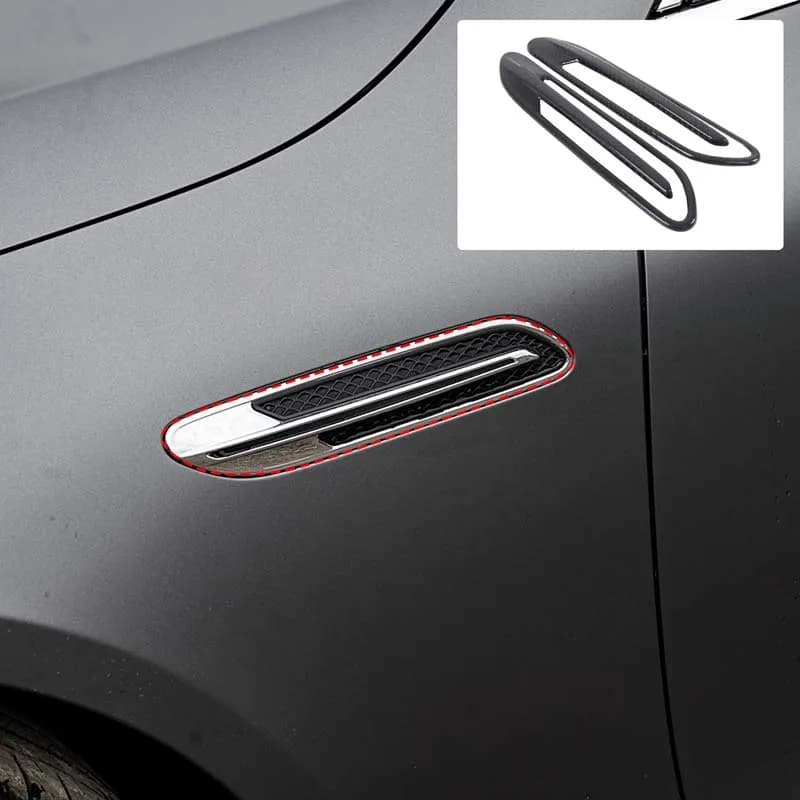 Car Fender Side Grill Air Outlet Vent Trim Cover For Mercedes Benz GT43 GT50 GT53 GT63 AMG 4 Door 2019-2024 Exterior Accessories