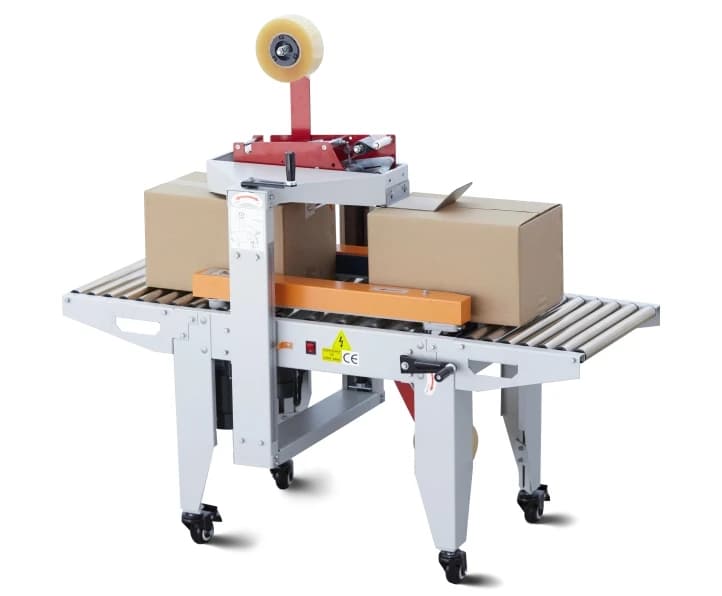 Electric Folding Servo Sealing Machine Easy to Operate Heat Sealing for Beverage Apparel Chemical Cartons Packaging