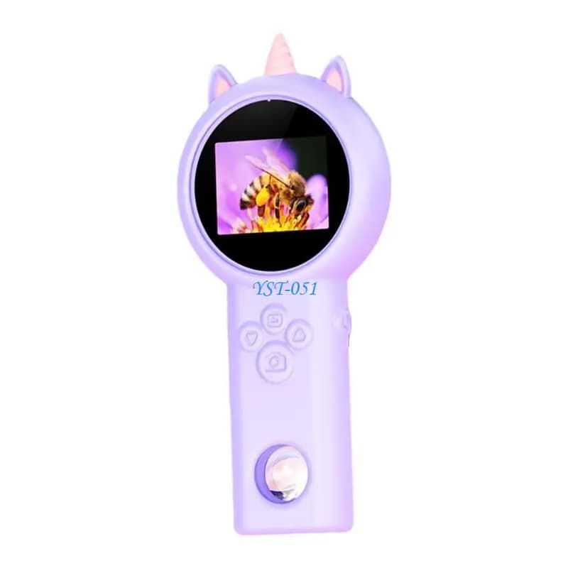 E15A Handheld Pocket Digital Microscope for Youngly Explorers with Recording Functions High Definition Imaging Learning Tool