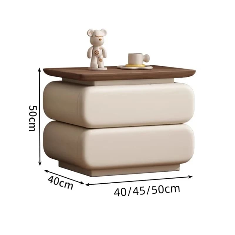c13-Modern Style Bedside Table Space Saving Nordic Trendy Unique Nightstands Storage Drawers Mesita De Noche Bedroom Furniture