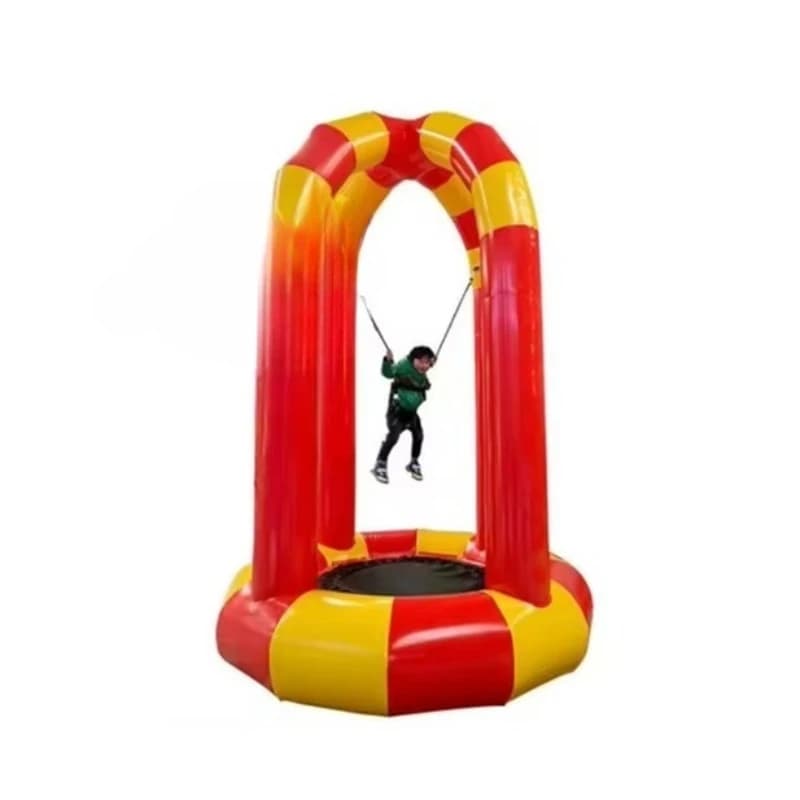 Inflatable bungee jumping 4m diameter 5m high child bungee jumping inflatable trampoline inflatable sports game single