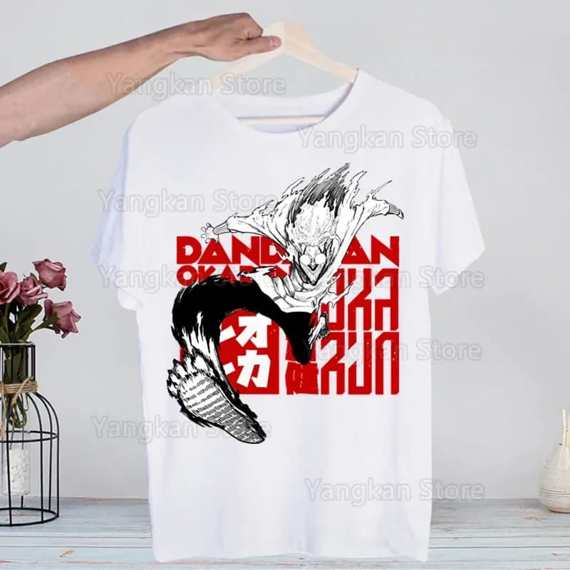 Dandadan Okarun Japanese Anime T Shirt Men Shirts Quality Summer Top Tshirts Short Sleeves Tees T-Shirt