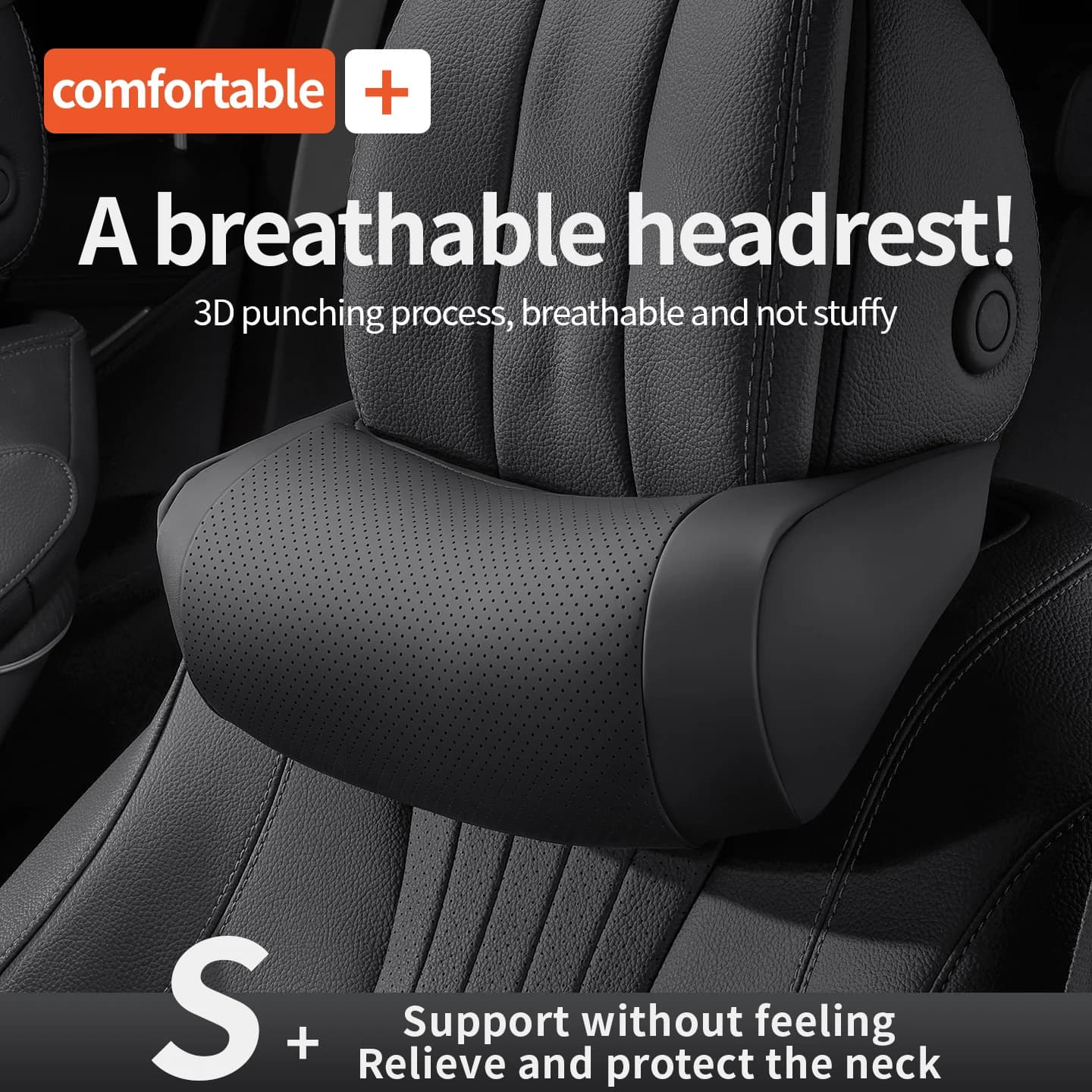 Car Headrest Neck Support Seat Soft Neck Pillow For BMW M Power X3 X4 X5 X7 E36 E39 E46 E60 E65 E90 F10 F15 F20 F25 F30 G20