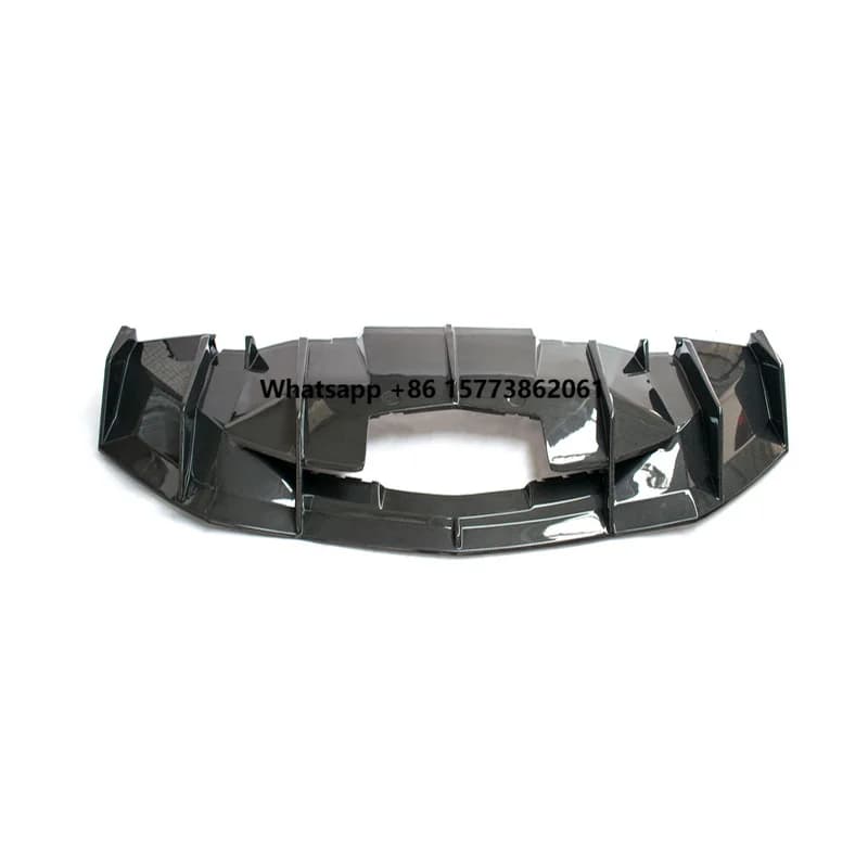 MSY Style Carbon Fiber Car Exterior Parts Rear Diffuser for Lambo Aventador LP700 2011-2015 Carbon Rear Lip