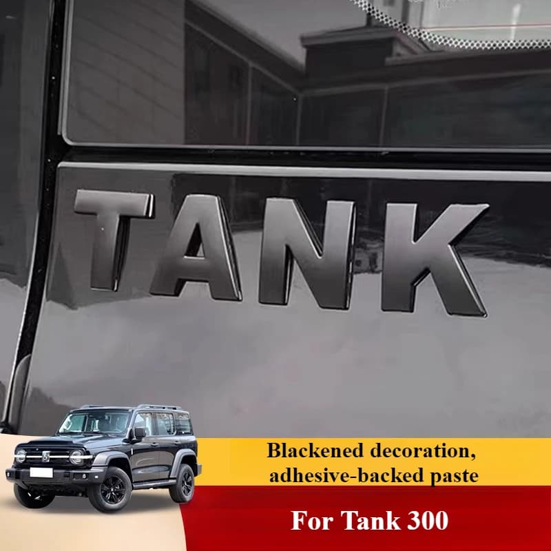 Vehicle Logo Sticker For Tank 300 New Standard Modified Car Decoration Tail Logo Personalized Logo Car Accesorios Para Auto