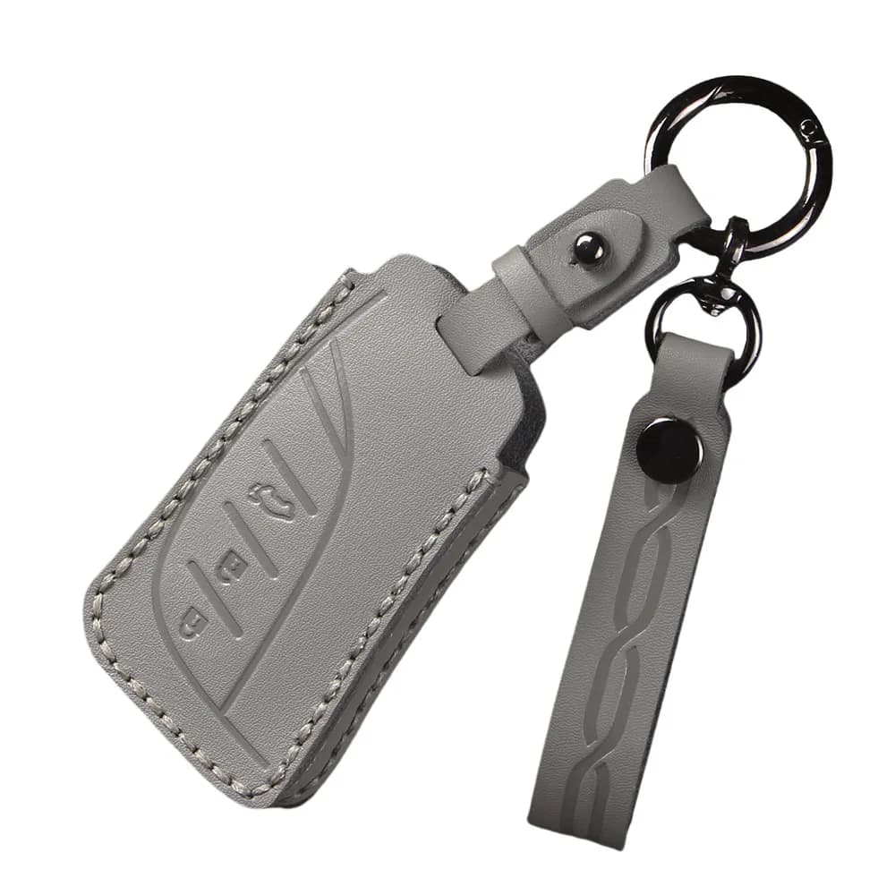 Leather Car Key Case Cover Shell Protector Fob Holder for Lexus ES200 RX300h CT UX 260 570 UX300 LS New Energy Accessories