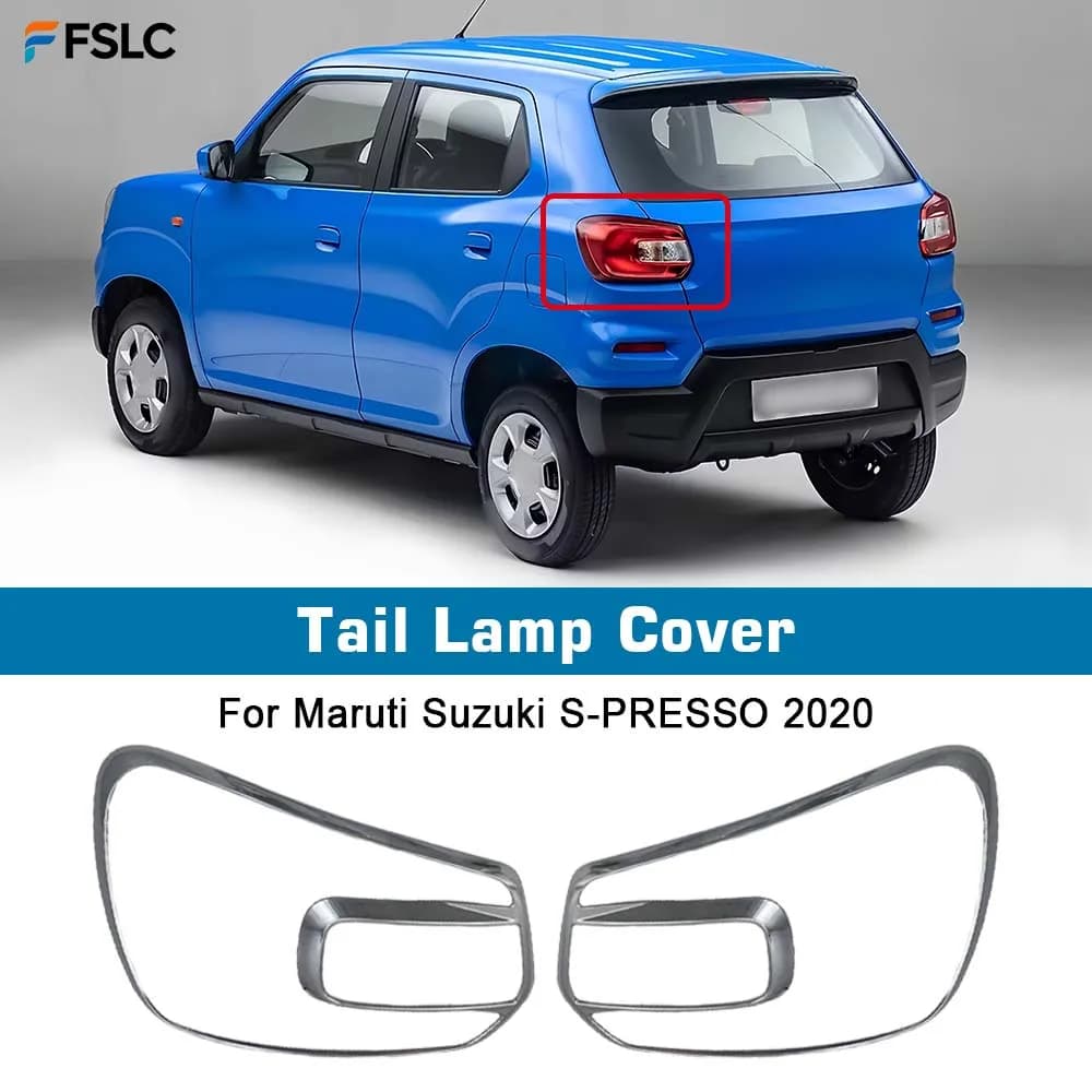 ⭐Genuine⭐ Decoration Tail Lamp Cover for Maruti Suzuki S-PRESSO 2020 Special Tail Lamp Cover Decorative Stickers Electroplating