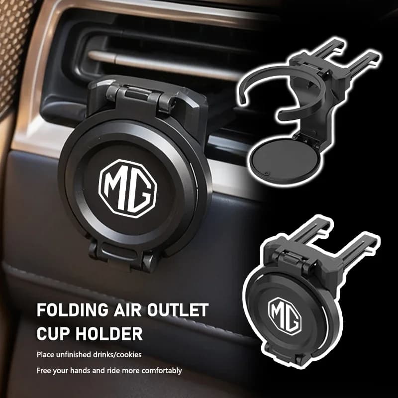 1Pc Auto Air Outlet Drink Cup Stand Universal Beverage Bottle Storage Holder Rack For MG/Cyberster/ZS/ES5/ONE/HS/MG3/MG4/MG5