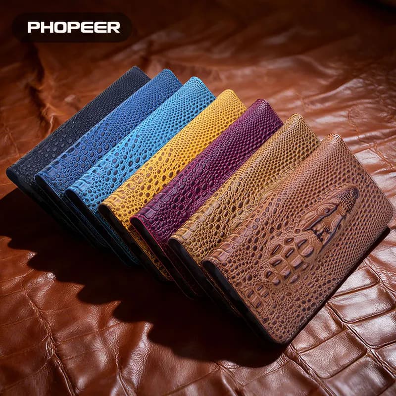 Genuine Leather Case For Samsung Galaxy A10 A20 A30 A40 A50 A60 A70 A80 A90 A90 4G A90 5G Flip slot Wallet Cover.
