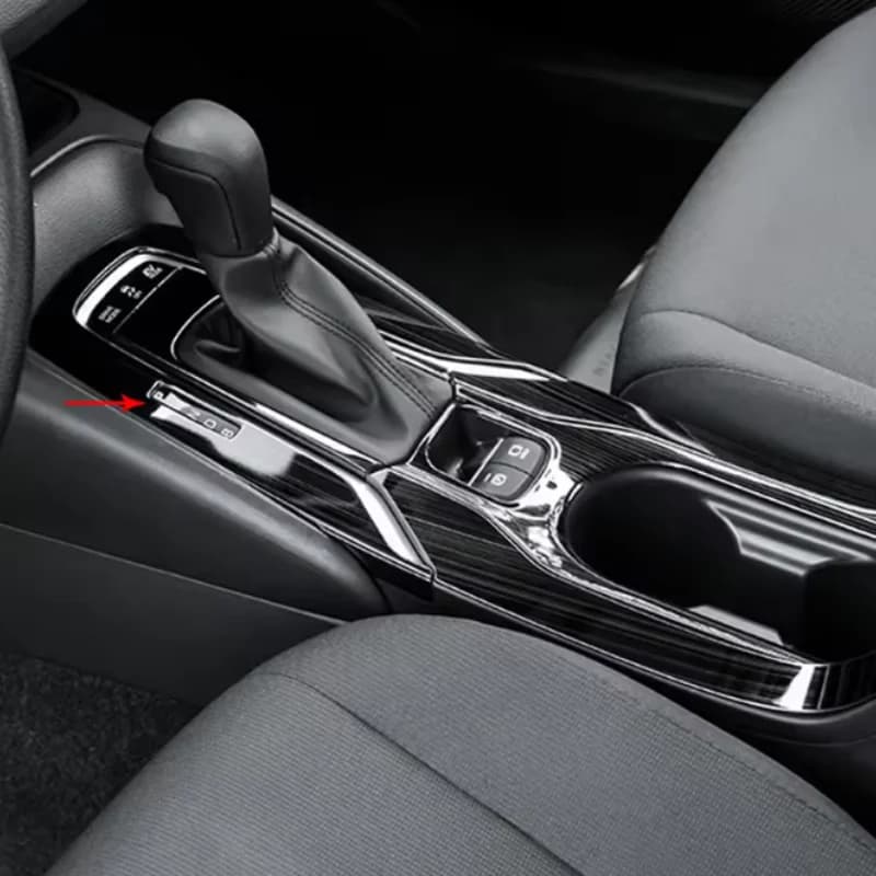 For Toyota Corolla Cross XG10 202 2024 / Corolla E210 2019 Stainless Car Internal Gear Shift Box Panel Cover Trim Frame Stickers
