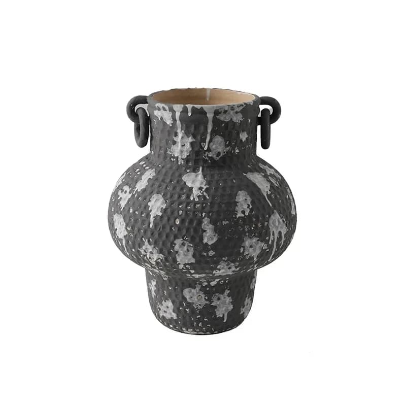 New Chinese creative ceramic hand-painted ink-dyed vase home flower ware pottery pot decorative ornament