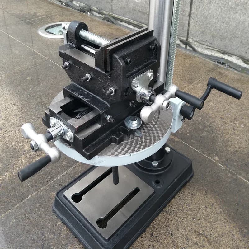 750W Domestic Industrial Worktable Drilling Machine with 4-inch Horizontal Table Pliers Drilling Machine Price