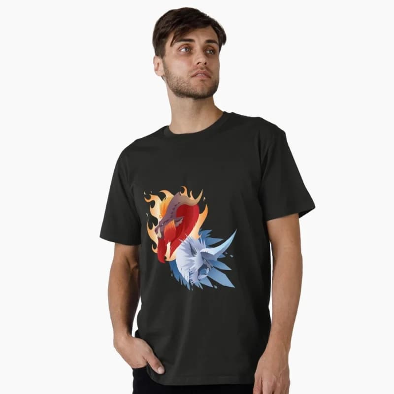 Teostra Toa Tesukatora Monster hunter world Gift T-Shirt Lords of Fire and Ice Men's Short Sleeve Graphic clothes All size tops