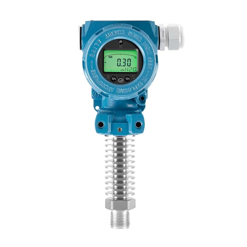 High Temperature Type 4-20mA LCD Oil Water Pressure Sensor M20*1.5 2088 Explosion-proof Stainless Steel Pressure Transmitter