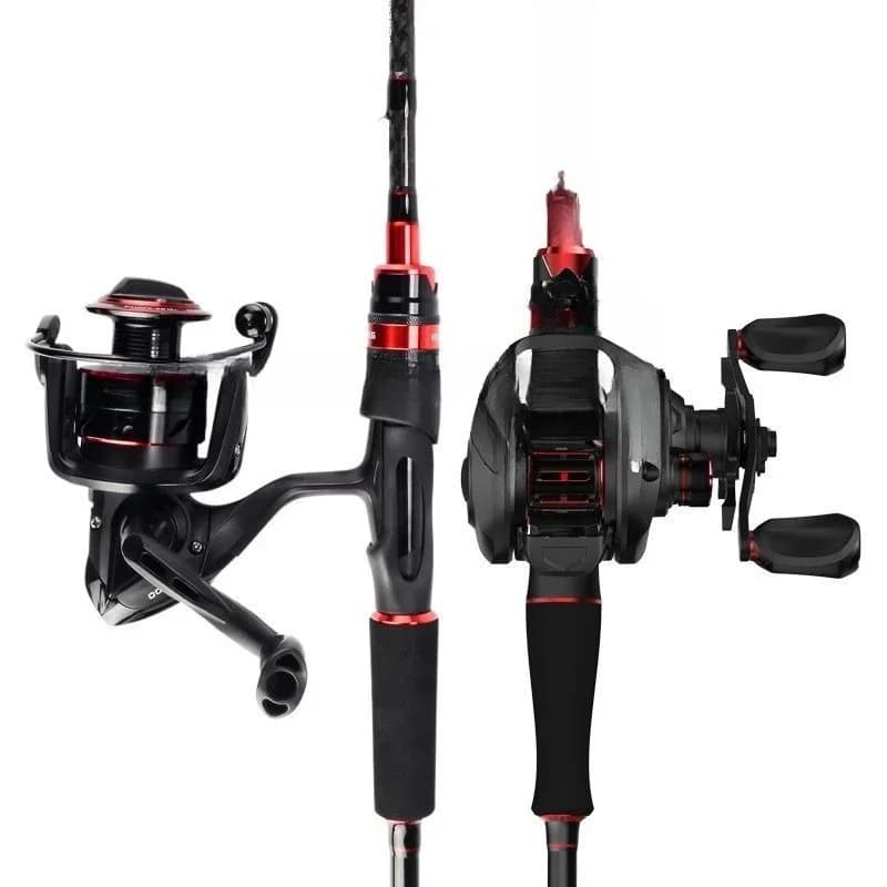 Luya rod set, water drop wheel, full set of fishing rod, sea rod, spinning wheel, horse mouth rod, thunder strong black fish