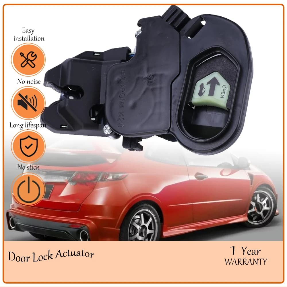 Shock-Tempered Rear Tailgate Latch Actuator,Compatible With Honda Civic Coupe 2007-2011 1.8L 2.0L,oem 74851-SVA-A21,74851SVAA21
