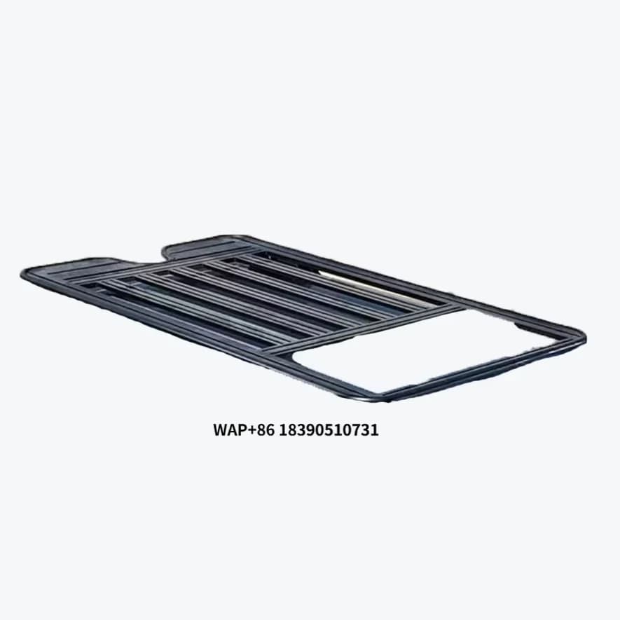 Chery ICar V23 Roof Rack Cargo Carrier Black Aluminum Alloy Luggage Platform 100kg Capacity Easy Installation 205x125x10cm