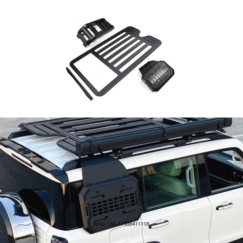 For Baic Bj30 B30E Dune Car Roof Racks Car Rear Ladder Side Storage Box 4X4 Roof Rack for Baic Bj30 B30E Dune Accessories