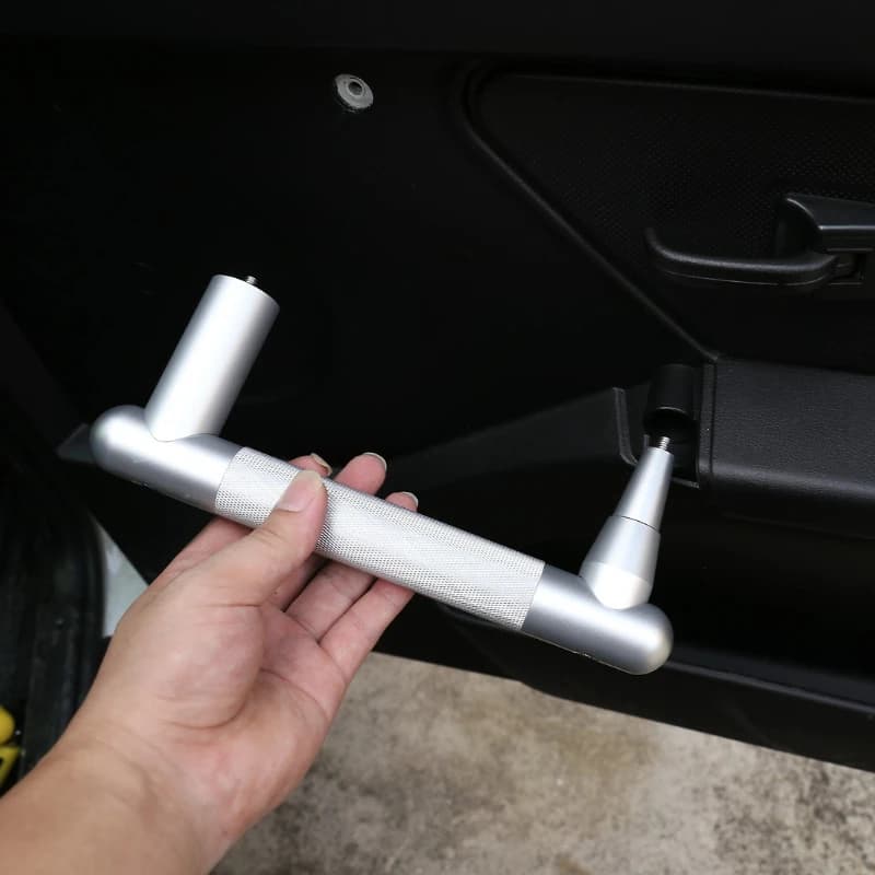 For LADA NIVA 4X4 2009-19 Aluminum Alloy Silver Car Inner Door Handle Cover Trim Interior Car Accessories