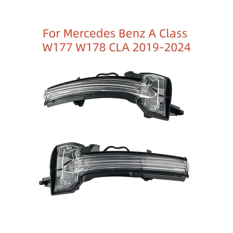 For Mercedes Benz A Class W177 W178 CLA 2019-2024 Car Exterior Review Mirror Turn Signal Light Blinker Indicator Lamp New