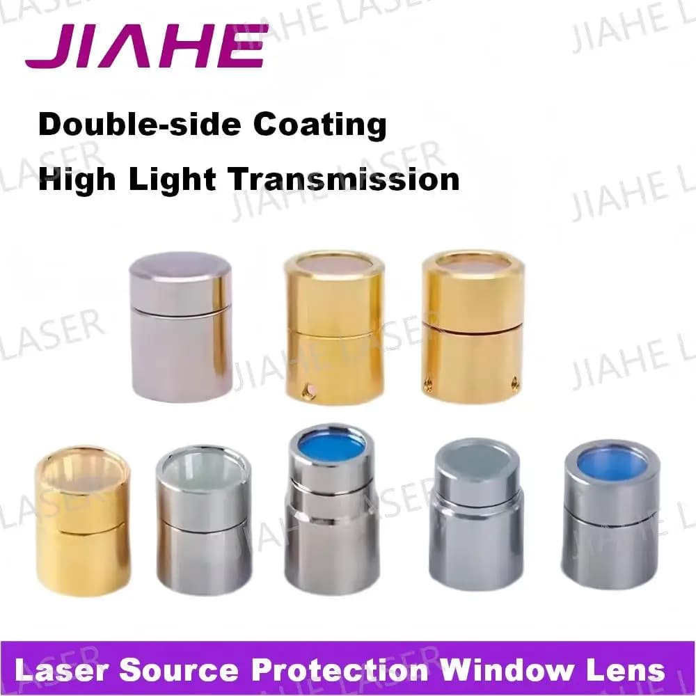 QBH Protective Window Lens High Transmittance Protective Glass for Raycus MAX BWT Laser Cutting Machine Parts Optic Crystal Lens