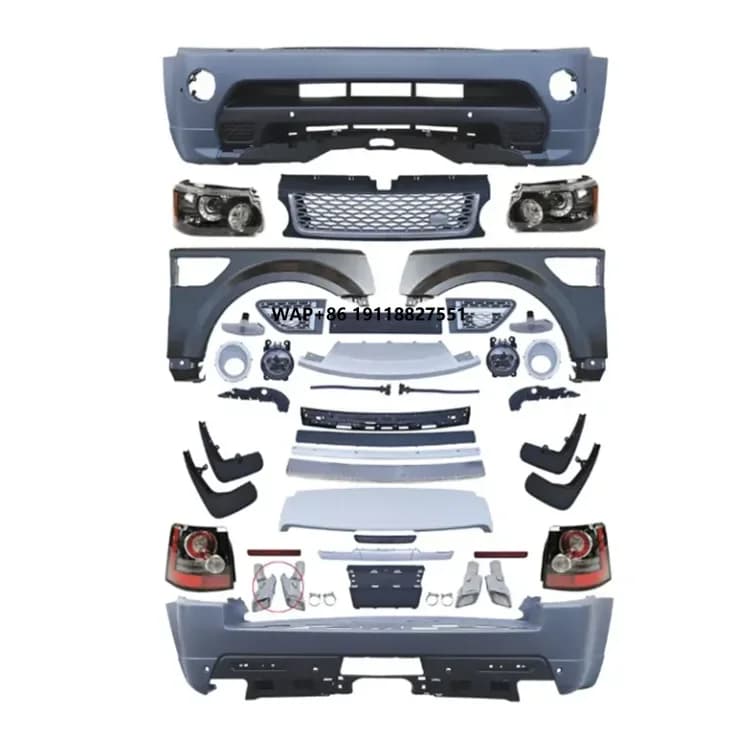Auto Accessories Supplier Headlights Front Grille Trim Bumper Guard Universal Car Exterior Accessories Body protection Kit