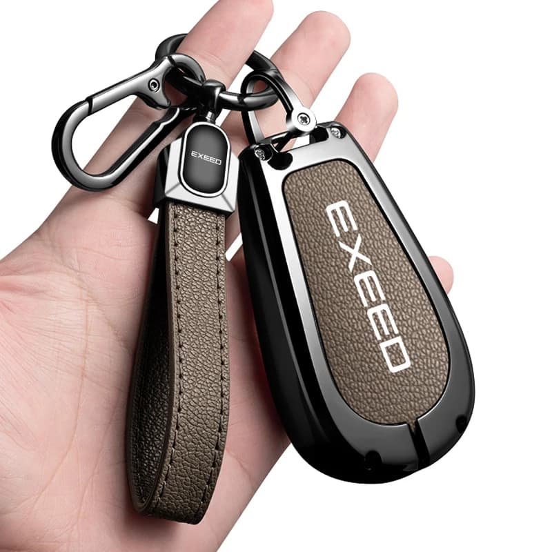 Car Zinc Alloy Key Case Cover Holder For Chery EXEED VX LX RX TXL Modified FL CDM PHEV Interior Accessories Decorations