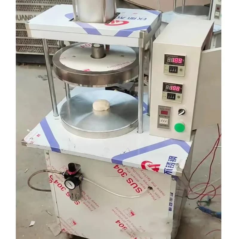 functional pancake press, roast duck cake pancake making machine, hydraulic dough press machine