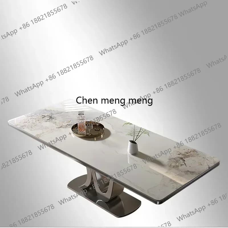 Luxury Nordic Dining Table Marble Modern Style Home Kitchen Dining Table Legs Metal Mesas De Comedor Garden Furniture Sets