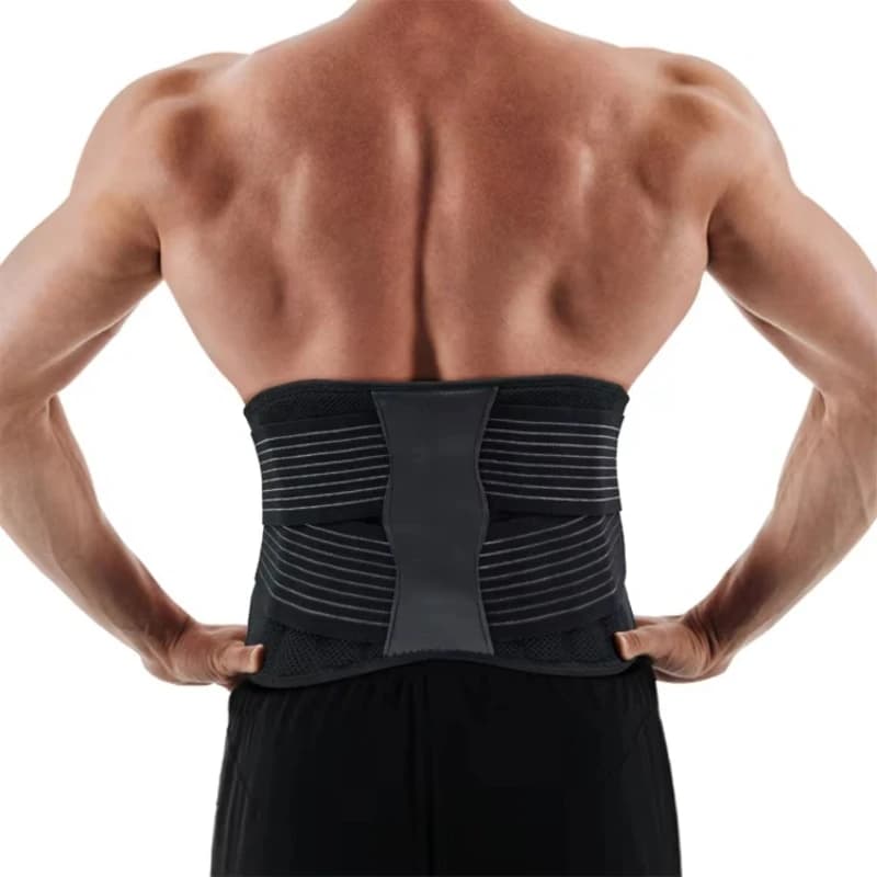 Waist Support Elastic Breathable Polyester Cotton Strap Stabilizer Strap Sports Waist Support