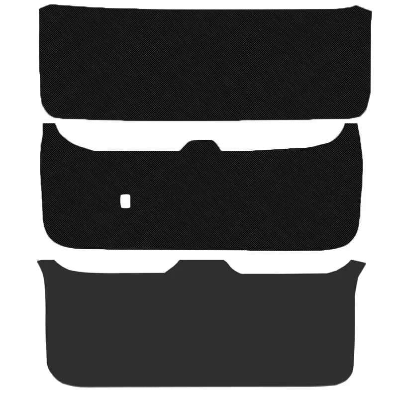 For Subaru XV GT Forester SJ SK 2013-Present Car PU Leather Mat Anti-kick Cushion Trunk Weather Tailgate Sticker Accessories