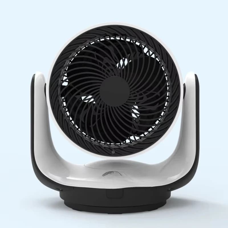 Air circulation fan 8 inch 3 blade intelligent 3D swing fan 4 wind modes bedroom office indoor timer on/off swing table fan