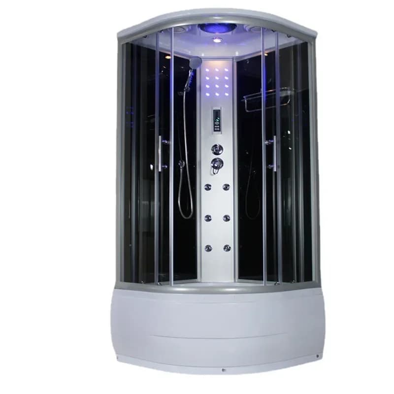 sliding door bathroom arc fan glass partition integral shower room integrated shower bathroom with bathtub