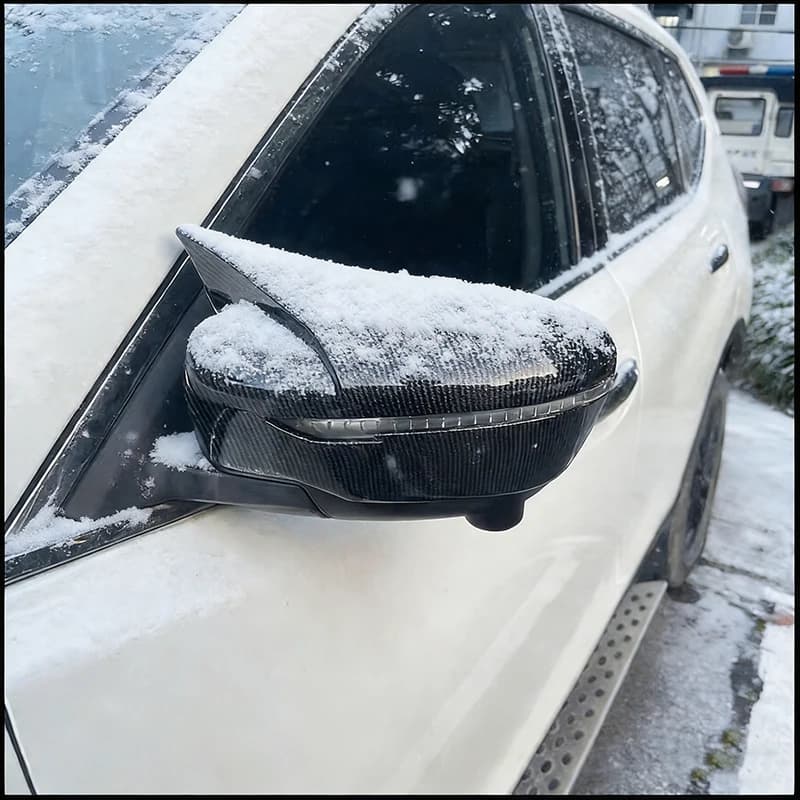 Car Styling For Nissan Murano 2015-2021 Rearview Mirror Cover Caps Sticker Trim Decorative Auto Parts Accessories