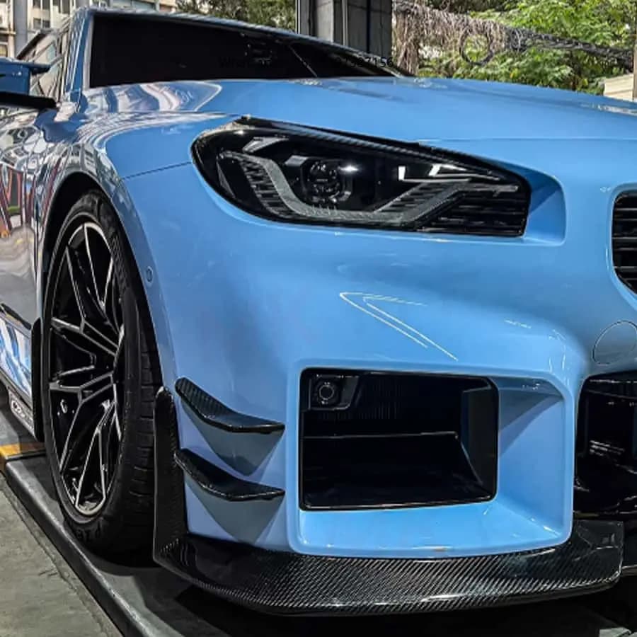 Suitable for 2021 forBMW 2 Series M2 G87 Front Windblade Automotive Blade Decoration Modification Accessories